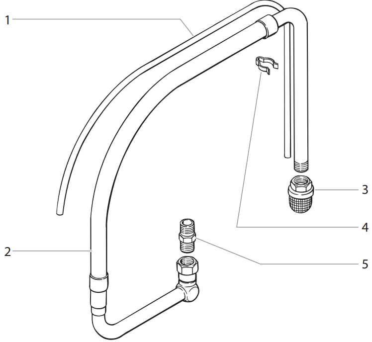 Impact 1140 Low Rider Siphon Assembly(P/N 805-296) Parts